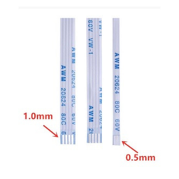 สายแพร (สายไฟปลายสายสลับด้าน) Ribbon Flex cable Type. B (Reverse side) , 0.5mm Pitch x 15 cm. 4 pin For Midtronic CPX-971