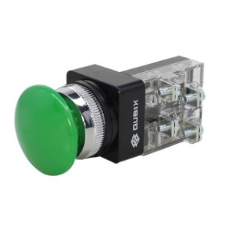 สวิตซ์กดดอกเห็ด QUBIX No.CBM-251G Control Switches , 25mm. (Green)