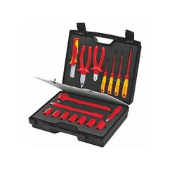 KNIPEX No.98 99 11 Compact Tool Case 17 Parts With Insulated Tools For Works On Electrical Installations