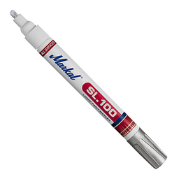 ปากกา MARKAL No.31241520 SL.100 is a xylene-free, low-odor fast-drying liquid paint marker : Silver