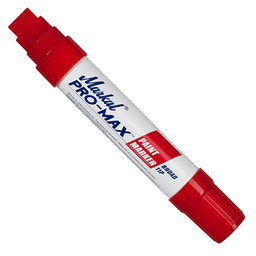 ปากกาเคมี MARKAL No.90902 PRO-MAX Broad Tip Liquid Paint Marker : Red