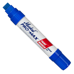 ปากกาเคมี MARKAL No.90905 PRO-MAX Broad Tip Liquid Paint Marker : Blue