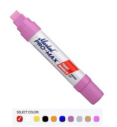 ปากกาเคมี MARKAL No.90906 PRO-MAX Broad Tip Liquid Paint Marker : Green