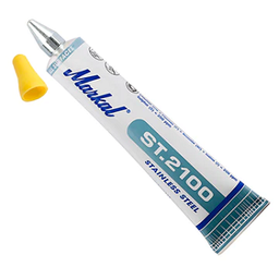 MARKAL No.10230223 ST.2100 Tube Marker : Yellow