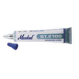 MARKAL No.10630423  ST.2100 PMUC is a unique metal-ball tip marker certified for nuclear plants :Blue