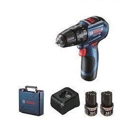 [212001014037] ชุดสว่านไร้สาย BOSCH No.GSR 12V-30 (06019G90K0) Cordless Drill 12V 120Li-Gen 3 Set with Equipment : (Drill+Battery 2 ea.+Charger+Bag)