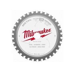 ใบเลื่อยวงเดือนตัดเหล็ก MILWAUKEE No.48-40-4215 steel Cutting Circular Saw Blade , 5.7/8&quot; (149 mm) 34 teeth