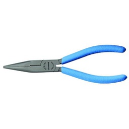 GEDORE No.6710880 Telephone plier with cutting edge, serrated, straight pattern , 160 mm.