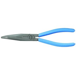 GEDORE No.6711180 Telephone Plier With Cutting Edge , Serrated , Angled Pattern , 160 mm.