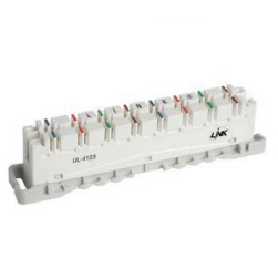 เทอร์มินอลโทรศัพท์ LINK No.UL-4123 Intelligent Disconnection Module 8 Pair CAT 6