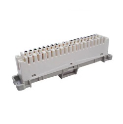 เทอร์มินอลพร้อมป้ายชื่อ LINK No.UL-4332 Telephone Disconnection Module/Set 10 Pair with Plastic Name Tag