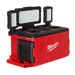 โคมไฟสนาม MILWAUKEE No.M18 POALC-0 Packout LED 3000 Lumens 18V (IP54) , 5.4 kg. (Body Only)