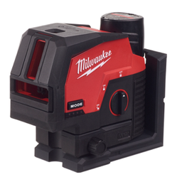 เครื่องเลเซอร์วัดระดับ (วางแนวดิ่ง) MILWAUKEE No.M12 CLLP-0C Laser Distance Measuring Device :  Vertical Type 12V 38m. , 0.3mm/m. For Battery M12-B4