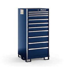 SNAP-ON No.KSSE101AAPCN 10-Drawer Standard Eye-Level (Royal Blue with Brushed Trim)