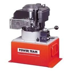 POWER TEAM No.PG554 Double Acting Gasoline Hydraulic Pump 700 Bar 4.5kw , 20 Liter