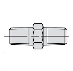 POWER TEAM No.9674 Male Connector, 1-11/16&quot; Long, 1/4&quot; x 3/8&quot; NPTF