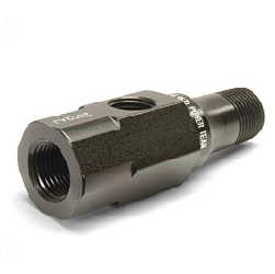 POWER TEAM No.9682 Male Connector, 1-11/16&quot; Long, 3/8&quot; NPTF Male