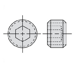 POWER TEAM No.9688 Pipe Plug. Heat-Treated, 1/4&quot; NPTF