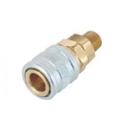 POWER TEAM No.250682 Female quick coupler. 1/4” industrial interchange x 1/4” NPT male. Wt., 0.1 lb