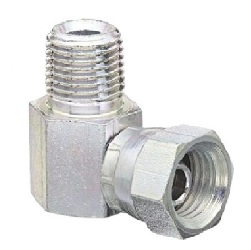 POWER TEAM No.16954 90 Degree Swivel Adapter with 3/4&quot; NPTF Male x 3/4&quot; NPSM Female