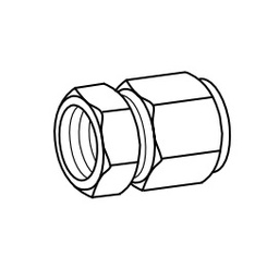 POWER TEAM No.26069 Swivel Adapter. 1&quot; NPTF female x 3/4&quot;  NPSM female. Wt., 0.5 lb.