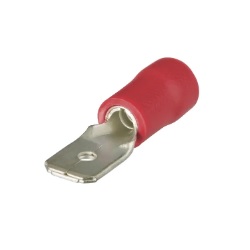 KNIPEX No.97 99 110 Nylon Crimp Blade Terminal , 20 - 18AWG , 6.3 x 0.8mm. (Red)