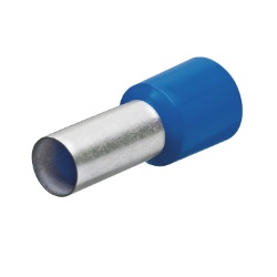 KNIPEX No.97 99 338 Wire Ferrules With Plastic Collar , 6AWG , 24mm. (Blue)