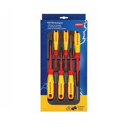 KNIPEX No.00 20 12 V03 Pozidriv Insulated Screwdriver Set, 6-Piece