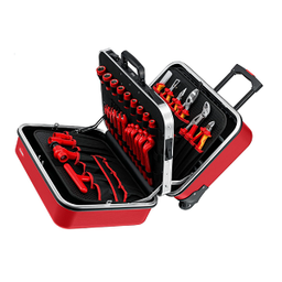 KNIPEX No.98 99 15 Tool Case “BIG Twin Move RED”, 47 Parts