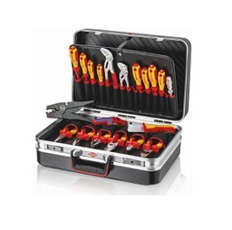 KNIPEX No.00 21 20 Tool Case “Vision24“ Electric, 20 Parts