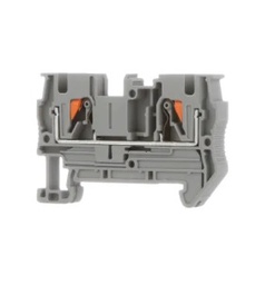 เทอร์มินอลเข้าสายชนิดกด SHINOHAWA No.TB258 Din rail terminal block Type: push-in Colour Grey , 0.2-4mm2 41A