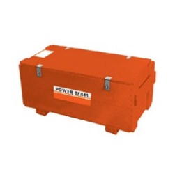 POWER TEAM No.IPS3017B Wooden Storage Box , 40&quot; L x 17.5&quot; W x 24&quot; D. Wt. 64 lbs.