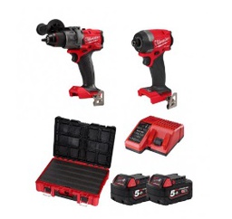 ชุดคอมโบ Milwaukee No.M18 FPP2J3-853P SA COMBO SET (Drill2 Battary2 Charger1 Box)