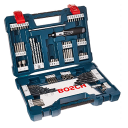 ชุดดอกไขควง BOSCH No.2607017402 Titanium set for drilling and screwdriving : V-LINE (91 Pcs)