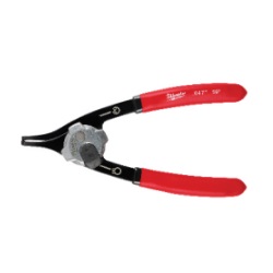 คีมถ่าง-หุบแหวน (ปากตรง 18°) MILWAUKEE No.48-22-6533 Convertible Snap Ring Pliers 2in1 (medium size)