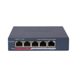 อุปกรณ์กล้องวงจรปิด HIKVISION No.HVS-3E1105P-EI/M Hikvision Switch POEs 100Mbps Managed , 4Port