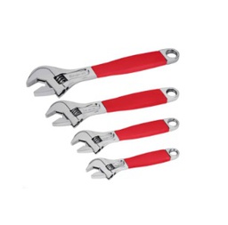 SNAP-ON NO.FADH704C Set Wrench Adjustable FLANK DRIVE Plus Cushion Grip 4 pcs.