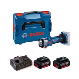 ชุดเครื่องเจาะผนังยิปซั่ม BOSCH No.GCU 18V-30-set Cordless Cut-Out tool 18V (Charger , 2xbattery 3Ah)