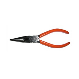 [104003107001] คีมปากแหลมด้ามยาง SHELL No.ST-216 Long Nose Pliers with Side Cutter , 6&quot;