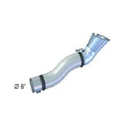 NEDERMAN No.20817161 Aluminum funnel incl. With high temperature resistant kevlar based hose , Hose 150 mm