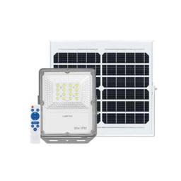 โคมไฟฟลัดไลท์พลังงานแสงอาทิตย์ LAMTAN Solar Floodlight Smart sensor Solid :Daylight  IP65 , 30W