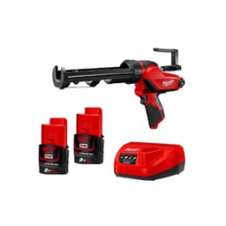 ปืนยิงซิลิโคนไร้สาย MILWAUKEE No.M12 PCG/310C-202 Caulking Gun (Charger , 2x Battery 12V2Ah)