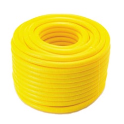 ท่ออ่อนลายลูกฟูก SCG Corrugated PVC Conduit : Yellow , 3/8&quot; (15mm.)