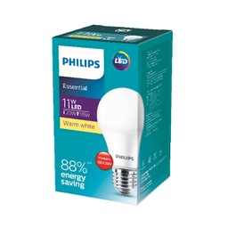 หลอดไฟ PHILIPS Essential LED Bulb 3000K , 11W (Warm-white)