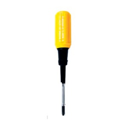 ไขควงด้ามยาง BROWN No.D-3030 (2060007) Rubber Grip Screwdriver , PH 2 (100x200mm.) Yellow-handle