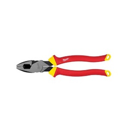 คีมตัดปากตรงหุ้มฉนวนกันไฟฟ้า MILWAUKEE No.48-22-2209 Lineman's Pliers 1000V Insulated , 9&quot;