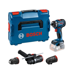 ชุดสว่านไขควงไร้สายเปลี่ยนหัวได้ BOSCH No.GSR 18V-90 FC (06019K62L0) , FlexiClick System ,18V 90Nm