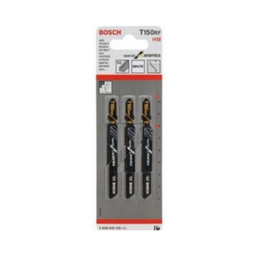 ใบเลื่อยจิ๊กซอว์ เซรามิก BOSCH NO.T150RF (2608633105) Jigsaw blade : Ceramics (3 Pcs./Ea)