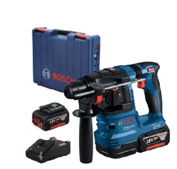 สว่านโรตารี่ไร้สาย BOSCH No.GBH 187 LI (06119230K0) Cordless Rotary Hammer (Charger+GAL , 2 x Battery 5.0Ah)