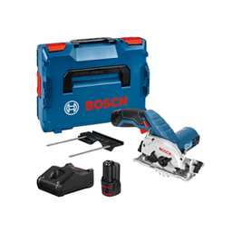 เครื่องเลื่อยวงเดือน BOSCH NO.GKS 12V-26 (06016A1005) Circular saw Set with Battery , 3&quot; 12V 3.0 Ahx2+Charger+L Box